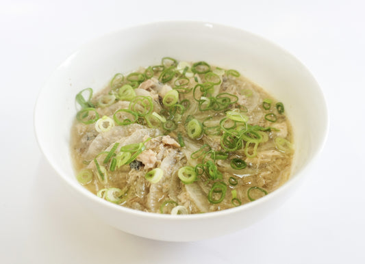 サバ缶と大根の重ね蒸し