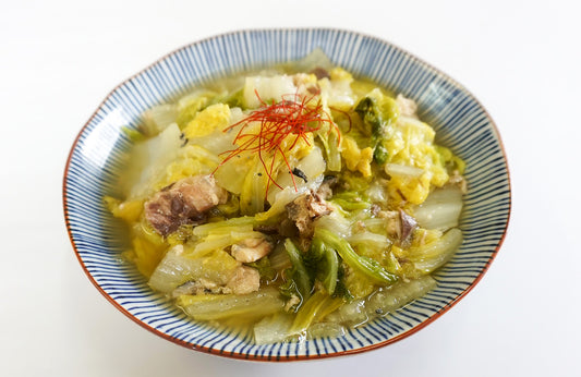サバと白菜のほったらかし煮