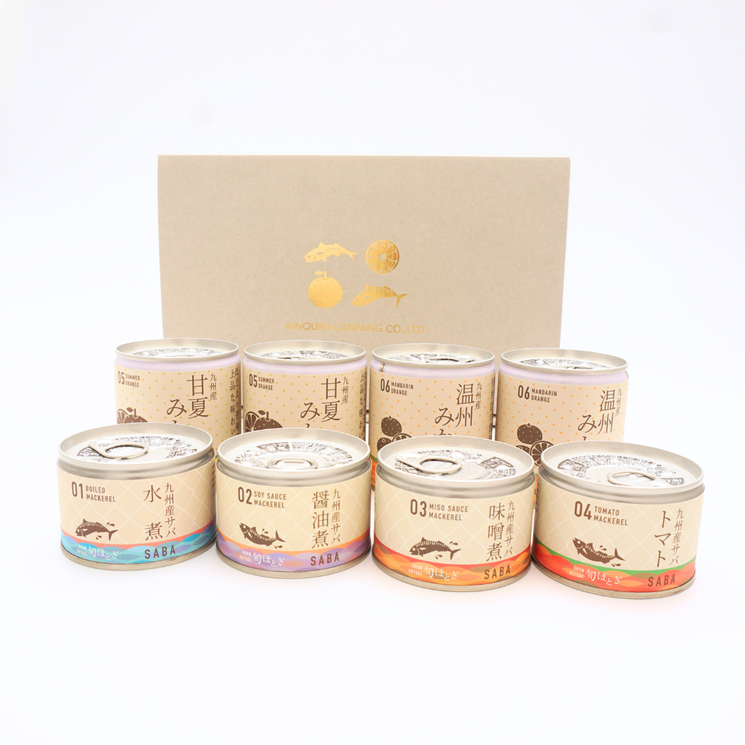 旬ほとぎサバ・果実ギフトセット【8缶・税込】