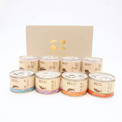 旬ほとぎサバ・果実ギフトセット【8缶・税込】