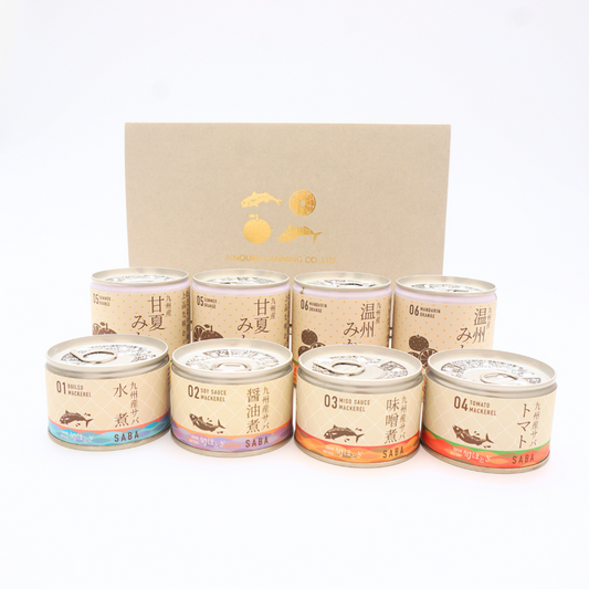 旬ほとぎサバ・果実ギフトセット【8缶・税込】